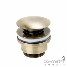 Сливной гарнитур для раковины Genebre Luxe bronze 100211 43 Бронза