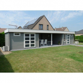 Хозблок из дерева 13,0х3,0 м. Modern barn - 118