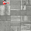 Тротуарная плитка брусчатка Лайнстоун 30 Авеню 40 мм Платина мультиформатная вибропрессованная Ковальская Колор Микс 4 см Фастов