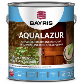 Лазур Bayris Aqualazur Сірий 2,5 л