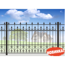 Кованый забор 1600 мм (Арт. DF-003)