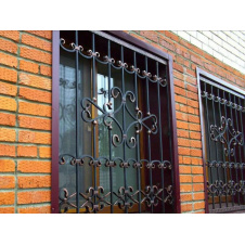 Ґрати металеві з кованими елементами РС-8