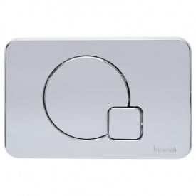 IMPRESE i7115, клавиша смыва, хром, пластик