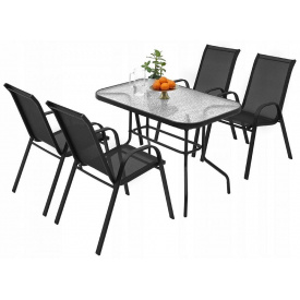 Комплект садовой мебели Kontrast Majorka DUO-4 Black