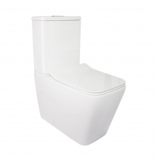 Унітаз-компакт Qtap Crow безободковий з сидінням Soft-close QT05222170W