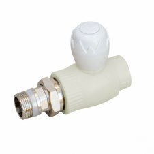 Кран шаровой радиаторный PPR Blue Ocean 20х1/2" прямой