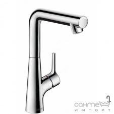 Смеситель для раковины со сливным гарнитуром Hansgrohe Talis S 72105000 Хром