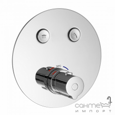 Смеситель-термостат скрытого монтажа для душа Imprese Centrum VRB-15410Z хром