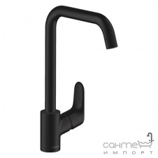 Смеситель для кухни Hansgrohe Focus M41 31820670 матовый черный