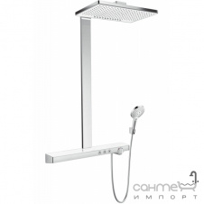 Душевая система Hansgrohe Showerpipes Rainmaker Select 460 2jet 27109400 белый/хром