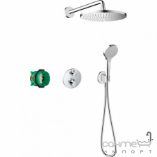Душова система прихованого монтажу Hansgrohe Croma 280 1jet 27954000 хром