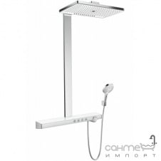 Душевая система версия EcoSmart Hansgrohe Showerpipes Rainmaker Select 460 3jet 27029400 белый/хром
