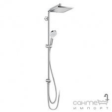 Душевая стойка без смесителя Hansgrohe Crometta Showerpipe 240 1jet EcoSmart 9 Reno 27289000 хром