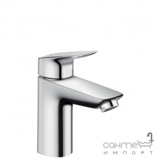 Смеситель для раковины без донного клапана Hansgrohe Logis 71101000 Хром