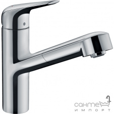 Смеситель для кухни с выдвижным изливом Hansgrohe Focus M427-H150 71814000 хром