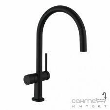 Змішувач для кухні з вентилем Hansgrohe Talis M54 72805670 матовий чорний