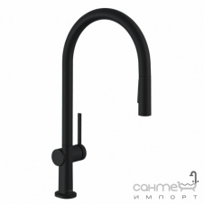 Смеситель для кухни с вытяжным изливом Hansgrohe Talis M54 72842670 матовый черный