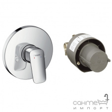 Змішувач для душу прихованого монтажу Hansgrohe Logis 71666000 Хром