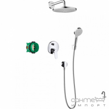 Душова система прихованого монтажу Hansgrohe Crometta E 240 1jet 27958000 хром