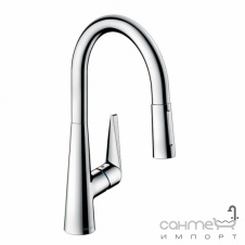 Змішувач для кухні з витяжним виливом Hansgrohe Metris Talis M51 73851000 хром
