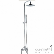 Душевая система с верхним и ручным душем Bugnatese Kobuk 2236C CR хром