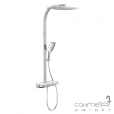 Душевая система c термостатом Imprese Centrum SQP T-15610W белый, хром