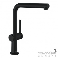 Смеситель для кухни с вытяжным изливом Hansgrohe Talis M54 72808670 матовый черный
