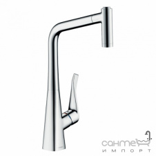 Змішувач для кухні з витяжним виливом Hansgrohe Metris M71 14780000 хром