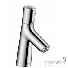 Нажимной смеситель для раковины без сливного устройства Hansgrohe Talis Select S 72041000 Хром