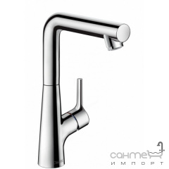 Смеситель для раковины со сливным гарнитуром Hansgrohe Talis S 72105000 Хром Балаклія