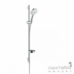 Душевой гарнитур с мыльницей Hansgrohe Raindance Select S 120/Unica 26631400 хром/белый Запоріжжя