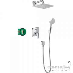 Душевая система скрытого монтажа Hansgrohe Crometta E 240 1jet 27957000 хром Чернігів