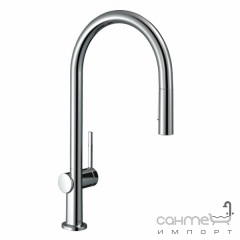 Смеситель для кухни с вытяжным изливом Hansgrohe Talis M54 72842000 хром Вінниця