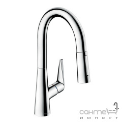 Смеситель для кухни с выдвижным душем Hansgrohe Talis S 72815000 хром Хуст