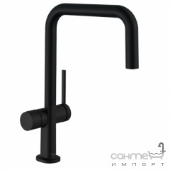 Смеситель для кухни с вентилем Hansgrohe Talis M54 72807670 матовый черный Михайлівка