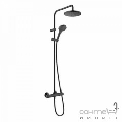 Душевая стойка с термостатом Hansgrohe Vernis Blend 200 1jet 26276670 матовый черный Тернополь