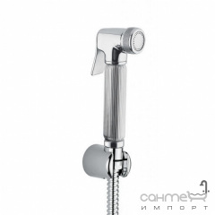 Гигенический душ с держателем и шлангом Bugnatese Accessori RICCR19469 хром Київ