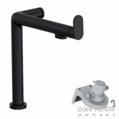Смеситель для кухни с подключением для фильтрованной воды Hansgrohe Aqiuttura M91 76804670 матовый черный Краматорск