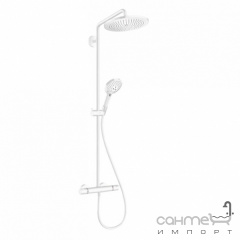 Душова стійка із термостатом Hansgrohe Croma Select S Showerpipe 280 26890700 матова біла Кропивницький