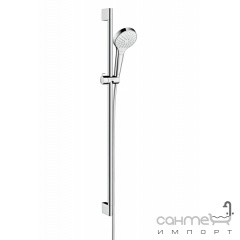 Душевой комплект версия EcoSmart Hansgrohe Croma Select S Vario Shower Set 0.90 m 26573400 белый/хром Харків