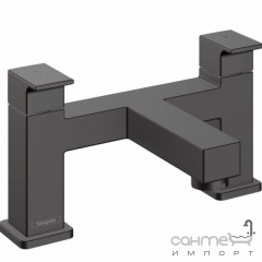 Смеситель для ванны на 2 отверстия Hansgrohe Vernis Shape 71452670 матовый черный Одеса