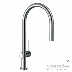 Смеситель для кухни с вытяжным изливом Hansgrohe Talis M54 72802000 хром Буча