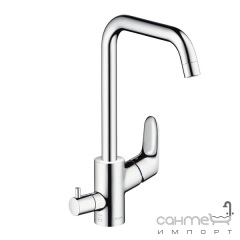 Смеситель для кухни с запорным вентилем для посудомоечной машины Hansgrohe Focus 31823000 Бровары