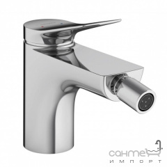 Смеситель для биде с сливным гарнитуром Hansgrohe Vivenis 75200670 Matt Black матовый черный Вінниця