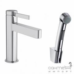 Смеситель для раковины с гигиеническим душем Hansgrohe Finoris 76210000 хром Ірпінь
