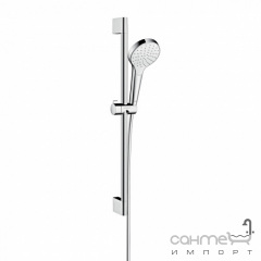 Душовий комплект версія EcoSmart Hansgrohe Croma Select S 1jet Shower Set 0.65 m 26565400 білий/хром Харків