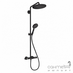 Душова стійка із термостатом Hansgrohe Croma Select S Showerpipe 280 26890670 матова чорна Харків