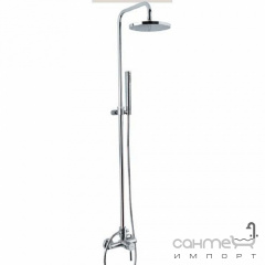 Душевая система с верхним и ручным душем Bugnatese Kobuk 2236C CR хром Київ
