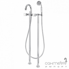 Смеситель для ванны напольный Bugnatese Olympia OLYCR8402P хром Ірпінь