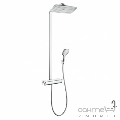 Душевой гарнитур с верхним душем Hansgrohe Raindance Select 360 Showerpipe 1/2 27112400 белый/хром Київ